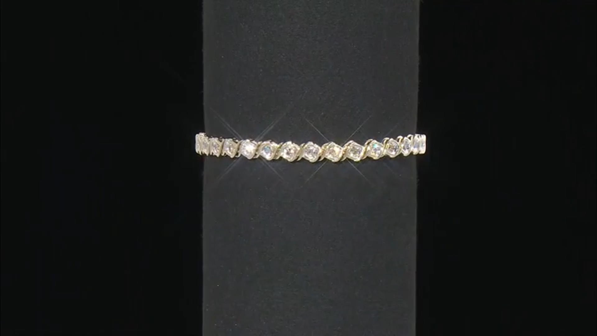 Candlelight Diamonds™ 10k Yellow Gold Tennis Bracelet 2.00ctw Video Thumbnail