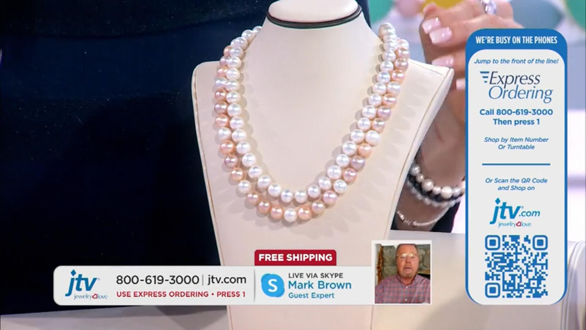 Mutli-Color Cultured Freshwater Pearl Rhodium Over Sterling Silver 18 Inch Strand Necklace Video Thumbnail