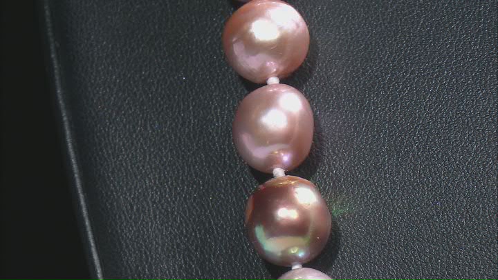 Genusis™ Multi-Color Cultured Freshwater Pearl Rhodium Over Sterling Silver 24 Inch Necklace Video Thumbnail