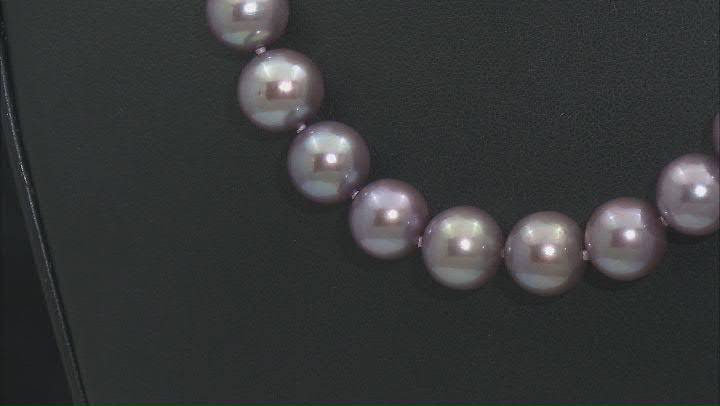 Ombre Cultured Kasumiga Pearl Rhodium Over Sterling Silver 20" Necklace Video Thumbnail