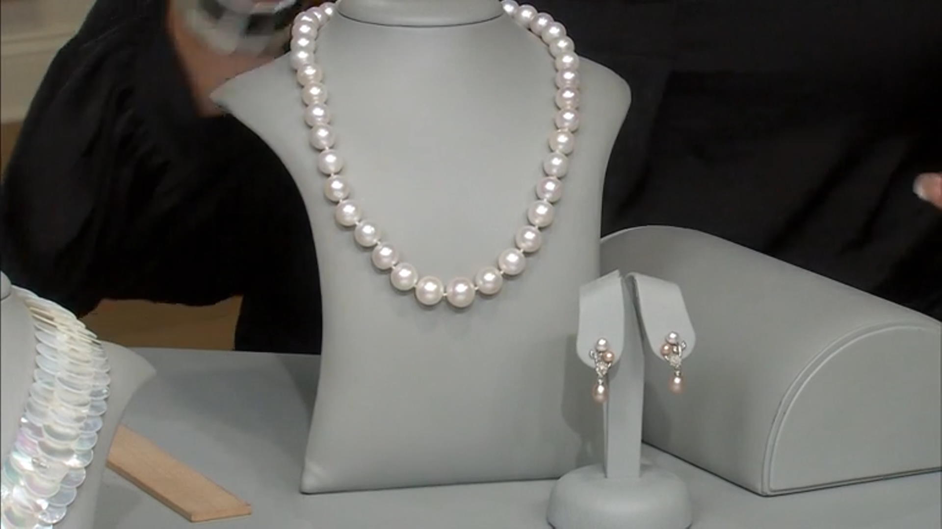 White Cultured Freshwater Pearl Rhodium Over Sterling Silver 20" Necklace Video Thumbnail