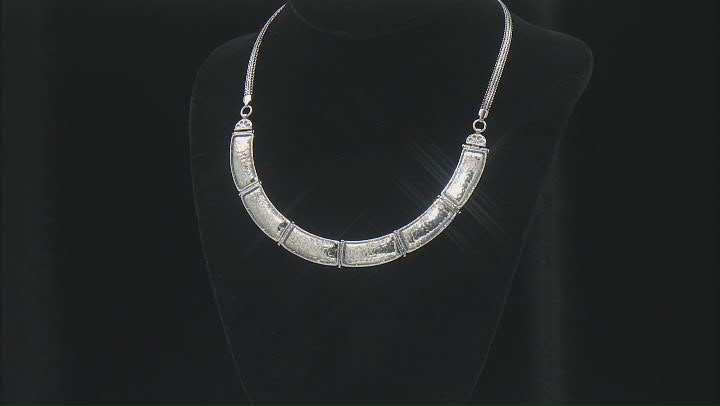Sterling Silver Hammered Necklace Video Thumbnail