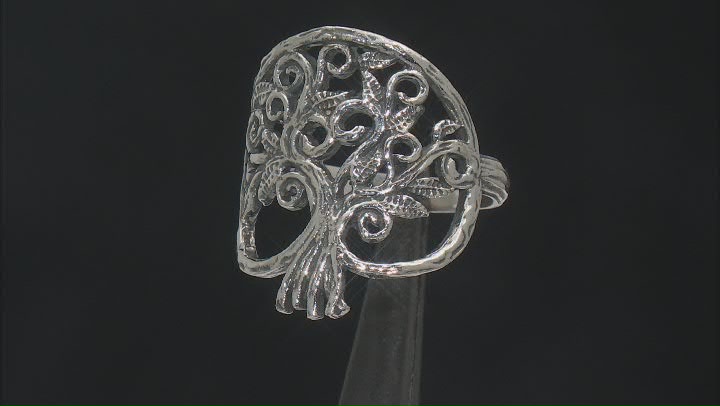Sterling Silver Tree of Life Ring Video Thumbnail