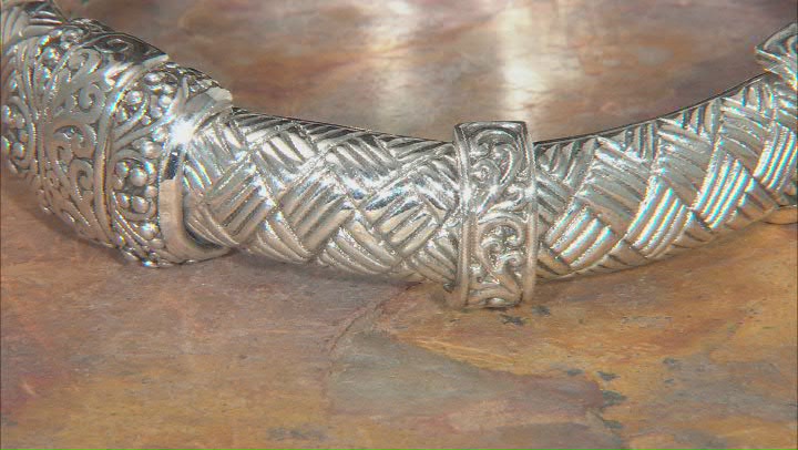 Sterling Silver Bangle Bracelet Video Thumbnail