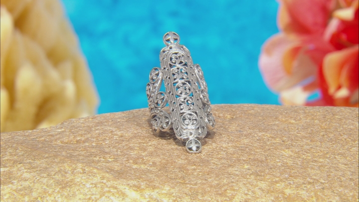 Sterling Silver Cut Out Ring Video Thumbnail