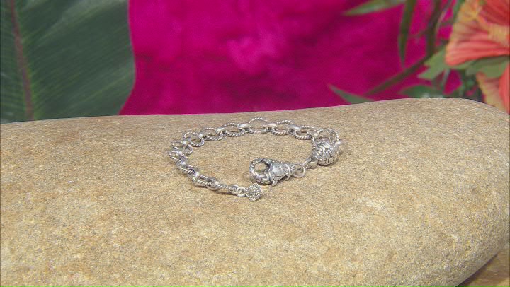 Magnetic Clasp Chain Link Converter in Sterling Silver with 4" Extender
