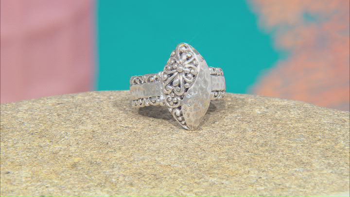 Sterling Silver "Step Out In Faith" Ring Video Thumbnail