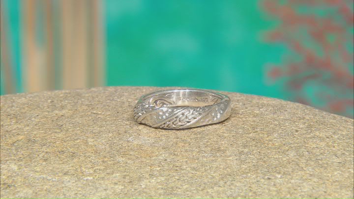 Sterling Silver Chainlink Band Ring Video Thumbnail