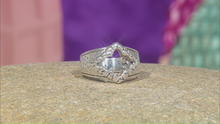 Silver "Keep Your Promises" Open Design Ring Video Thumbnail