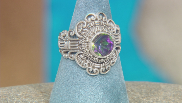 Odyssey Green™ Quartz Silver Ring 1.62ct Video Thumbnail