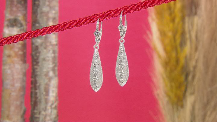 Silver "Sow Into Patience" Earrings Video Thumbnail