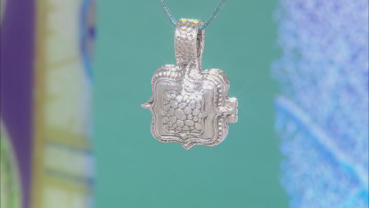 Silver Hammered "Faithful You Are" Enhancer Locket Video Thumbnail