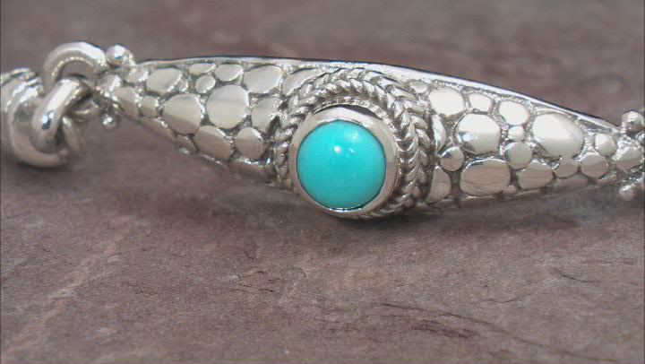 Sleeping Beauty Turquoise Silver Bracelet