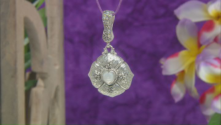 Mother-of-Pearl Silver Enhancer Pendant Video Thumbnail