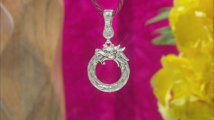 Silver "You Love the Best and Worst in Me" Enhancer Pendant Video Thumbnail