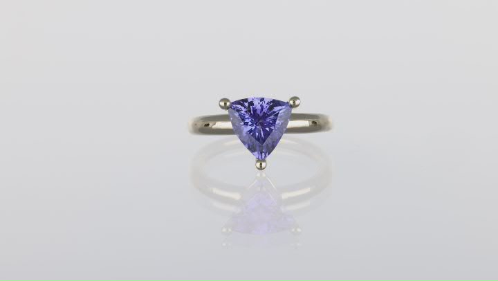 Blue Tanzanite 14k Yellow Gold Ring 2.00ct Video Thumbnail