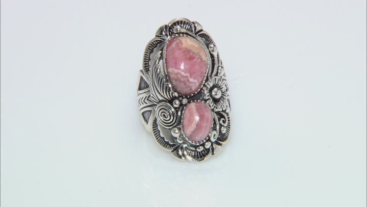 Pink Rhodochrosite Silver Ring - SWE1148 | JTV.com