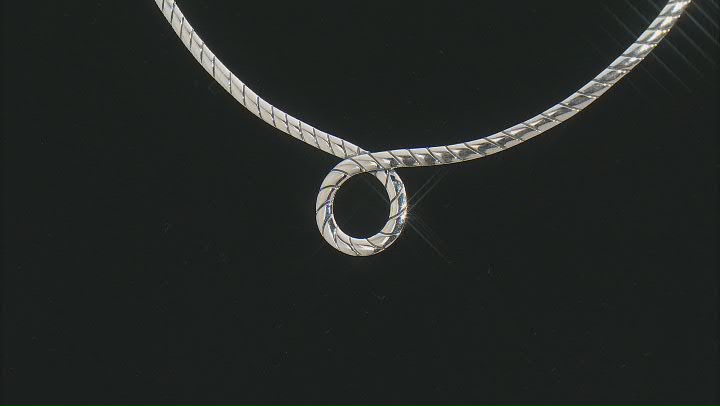 Sterling Silver Rope Collar Video Thumbnail