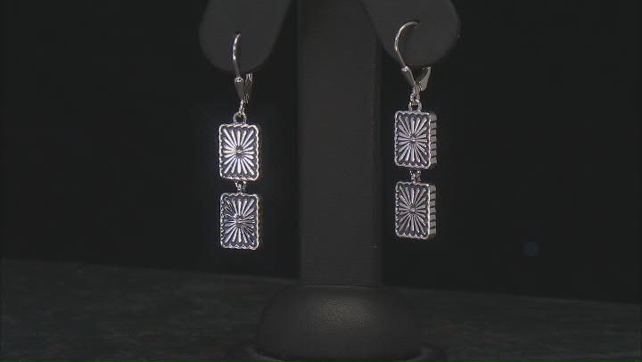 Sterling Silver Floral Earrings Video Thumbnail