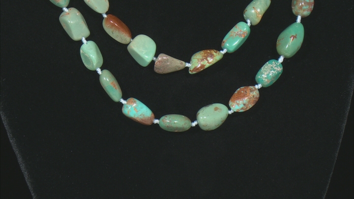 Green Turquoise Endless Necklace Video Thumbnail