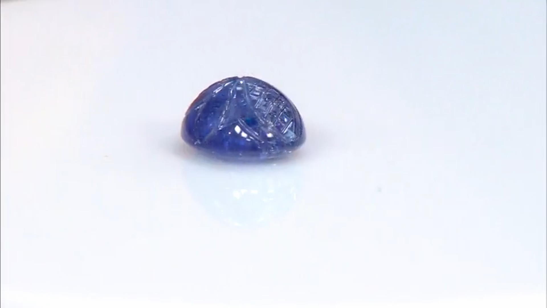 Tanzanite Oval Cabochon Carved 4.00ct Video Thumbnail