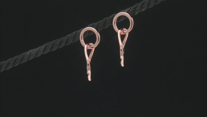 Copper Dangle Earrings Video Thumbnail