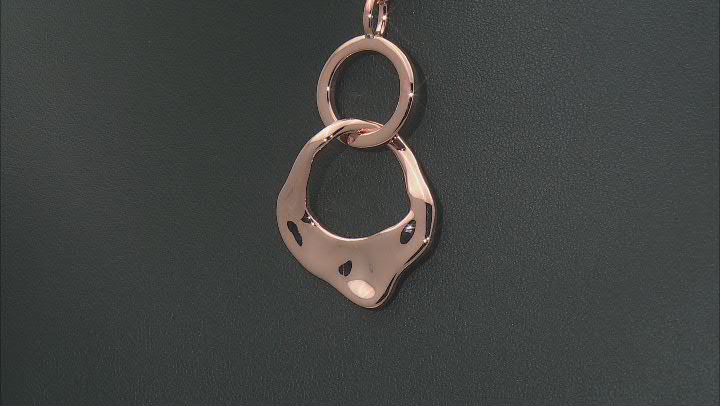 Copper Dangle Pendant With Chain Video Thumbnail