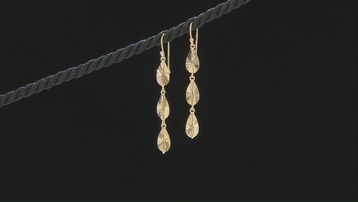 18k Gold Over Sterling Silver Earrings Video Thumbnail