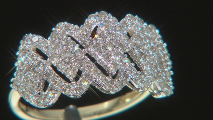 Candlelight Diamonds™ 10K Yellow Gold Wide Band Ring 1.00ctw Video Thumbnail