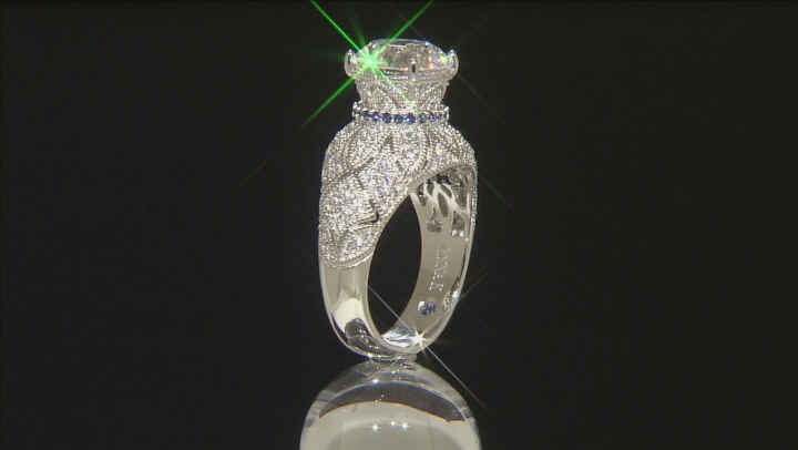White Cubic Zirconia Platineve Ring 7.78ctw Video Thumbnail