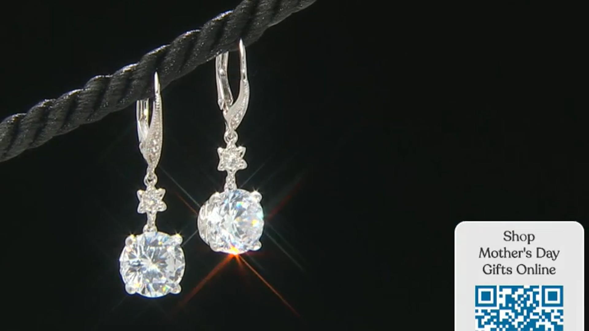 White Cubic Zirconia Platineve Earrings 8.50ctw Video Thumbnail