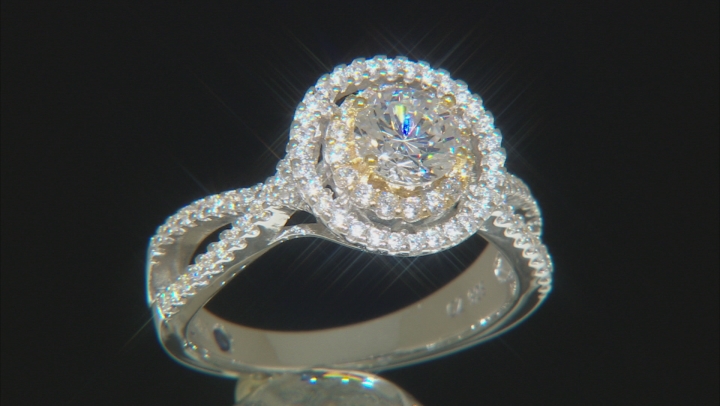 White Cubic Zirconia Platineve Ring 2.51ctw Video Thumbnail