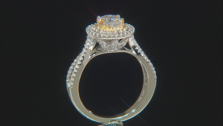 White Cubic Zirconia Platineve Ring 2.51ctw Video Thumbnail