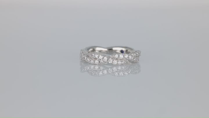 White Cubic Zirconia Platineve Ring 1.27ctw Video Thumbnail
