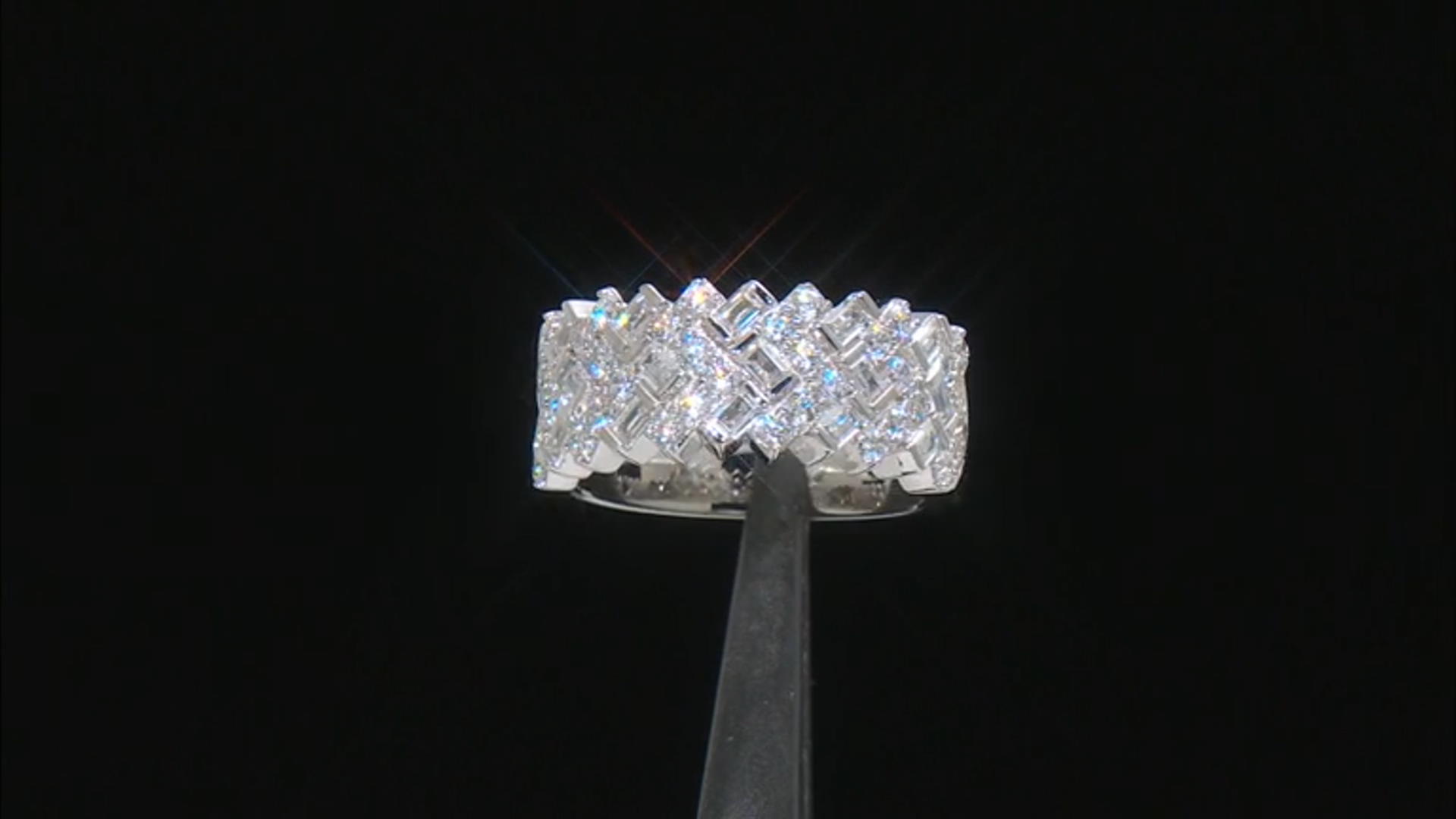 White Cubic Zirconia Platineve Ring 2.60ctw Video Thumbnail