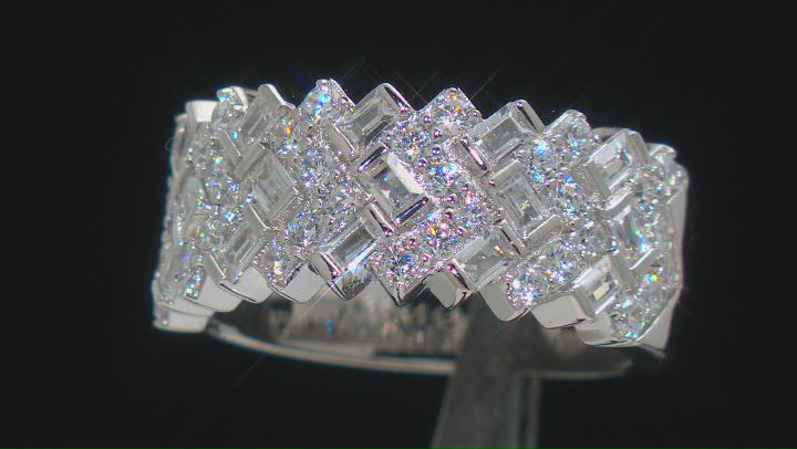 White Cubic Zirconia Platineve Ring 2.60ctw Video Thumbnail