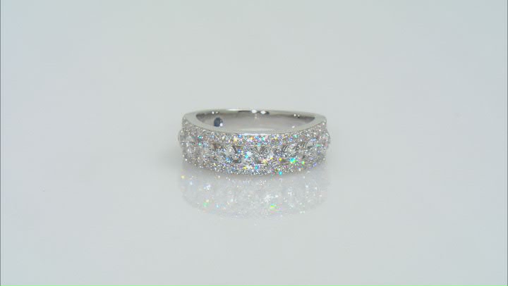 White Cubic Zirconia Platineve Ring 2.44ctw Video Thumbnail