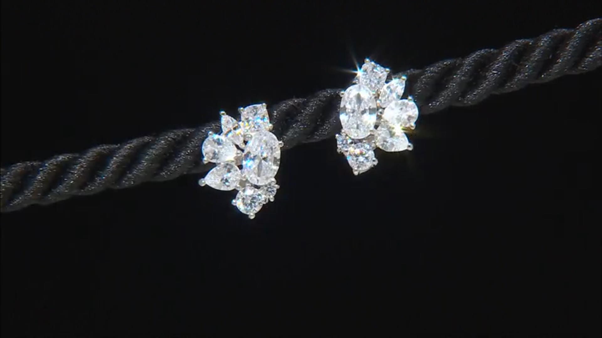 White Cubic Zirconia Platineve® Earrings 3.42ctw Video Thumbnail
