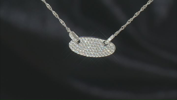 White Cubic Zirconia Platineve® Necklace 1.98ctw Video Thumbnail