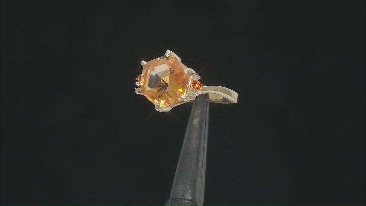 Yellow Citrine 18k Yellow Gold Over Sterling Silver Ring 3.67ctw Video Thumbnail