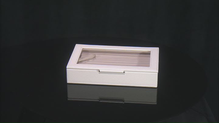 WOLF Medium Ring Box with Window and LusterLoc (TM) in Ivory Video Thumbnail