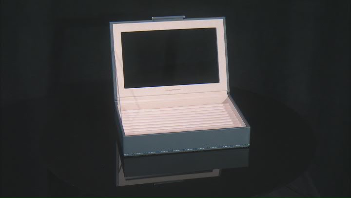 WOLF Medium Ring Box with Window and LusterLoc (TM) in Basalt Gray Video Thumbnail
