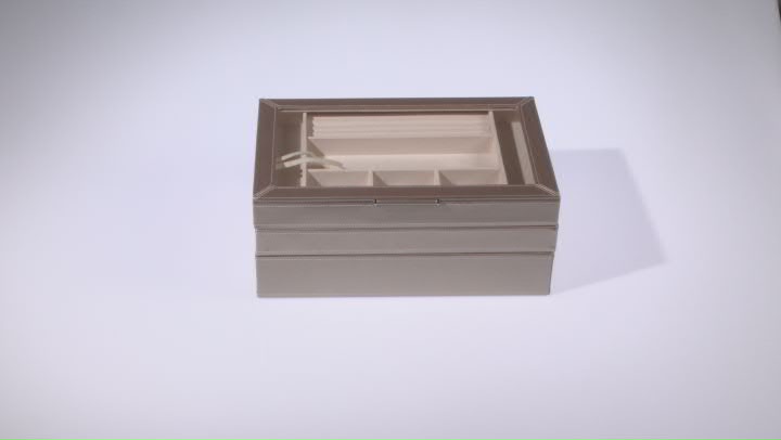 WOLF Stackable Jewelry Box with Window and LusterLoc (TM) in Rose Gold Video Thumbnail