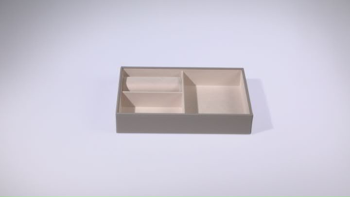 WOLF Stack-able Jewelry Box with Window and LusterLoc (TM) in Stone Video Thumbnail