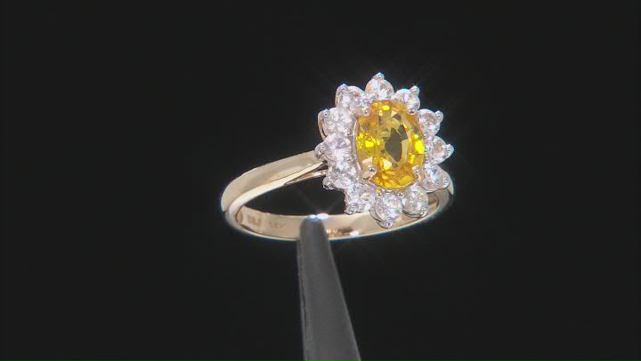 Yellow Sapphire 14k Yellow Gold Ring 2.14ctw Video Thumbnail