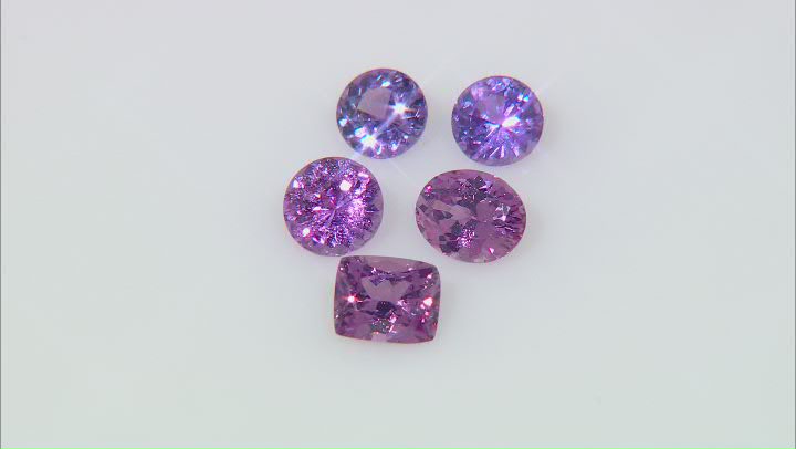 Multi-Color Sapphire Untreated Mixed Shape Set 3.63ctw Video Thumbnail