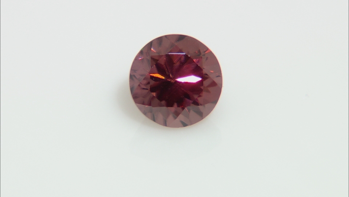 Red Zircon 8mm Round 2.75ct Video Thumbnail